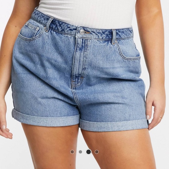 Denim Curve High rise Jean shorts - Picture 3 of 6